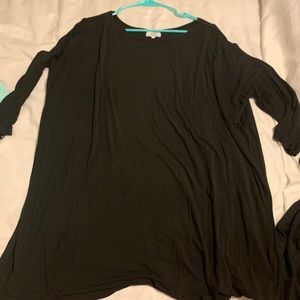 Black Pico Shirt/Dress